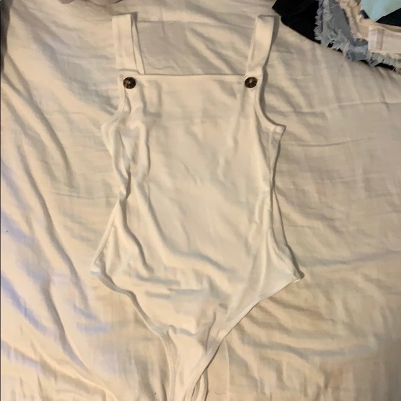 Other - White tank top body suit